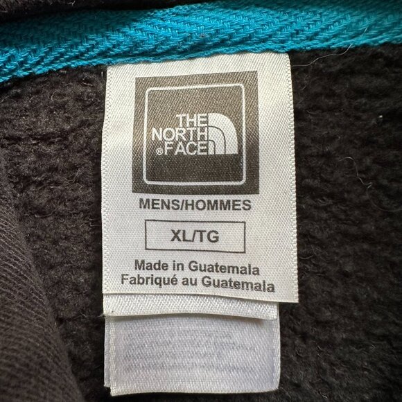North Face Sweatshirt Mens XL Hoodie Long Sleeve Black Spellout Logo - Picture 3 of 11